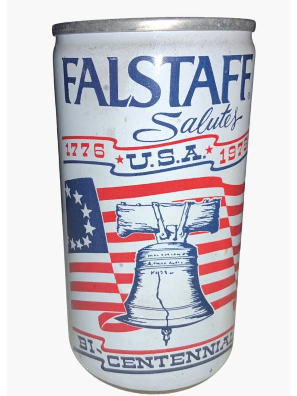 Falstaff Bicentennial 12 Oz Empty Beer Can 1776-1976 Liberty Bell Design